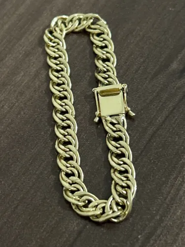 Pulseira MACIÇA 36G Romana | Ouro 18k