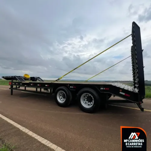 Carreta Prancha Carrega Tudo 02 Eixos Pescoço Naja 0km