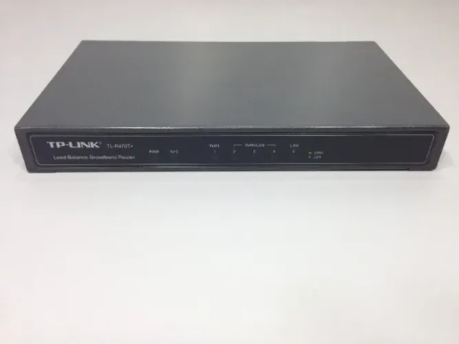 Roteador Tp-link Tl-r470t+ Preto 110v/220v Usado Ok (Usado)
