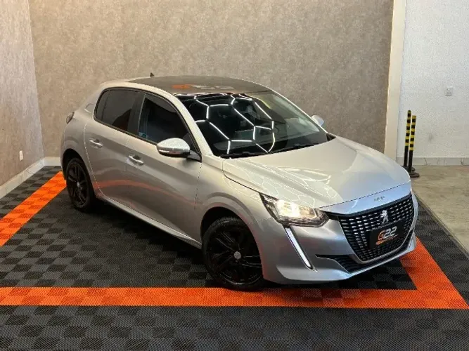 Peugeot 208 Active Pack Prata 2021 Obs: Leilão de Locadora
