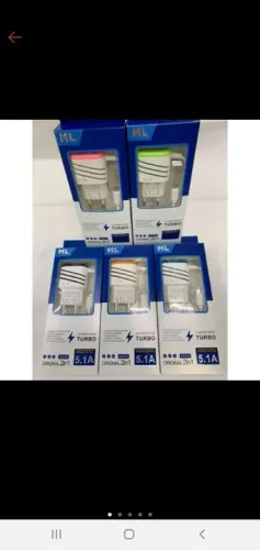 Carregador turbo 5.1A universal usb