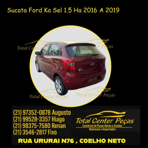 Tampa Ford Ka Sel 1.5 vinho
