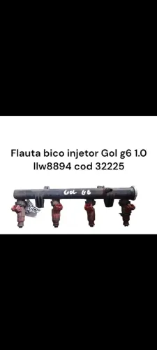 Flauta bico injetor Volkswagen Gol G6 1.0