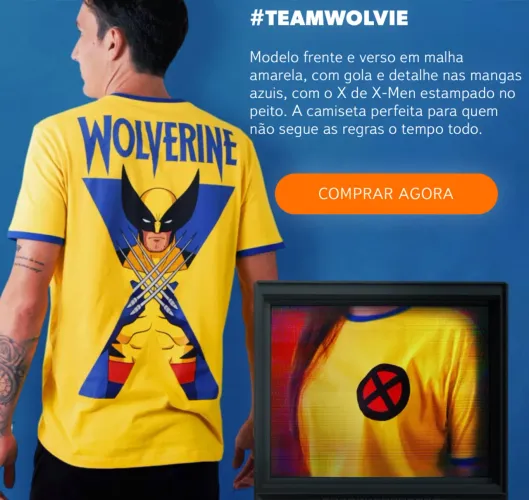 Camiseta PITICAS Wolverine X-men