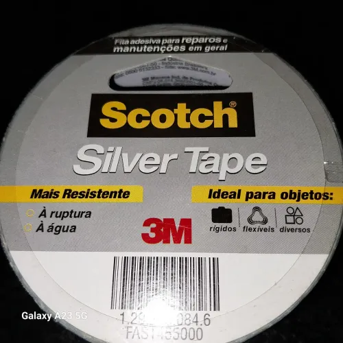 Fita Adesiva Scotch Silver Tape - Reparos e Manutenção