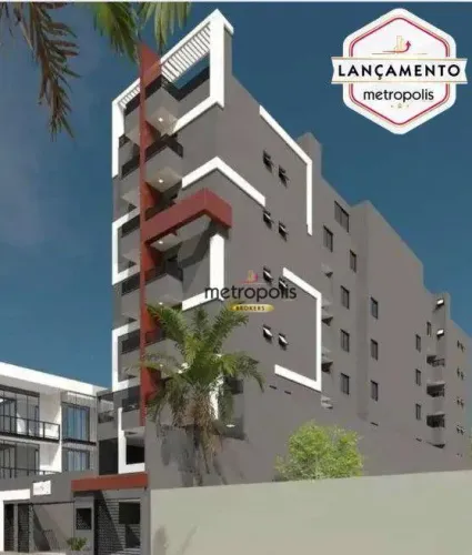 Apartamento Garden à venda, 54 m² por R$ 651.000,00 - Campestre - Santo André/SP
