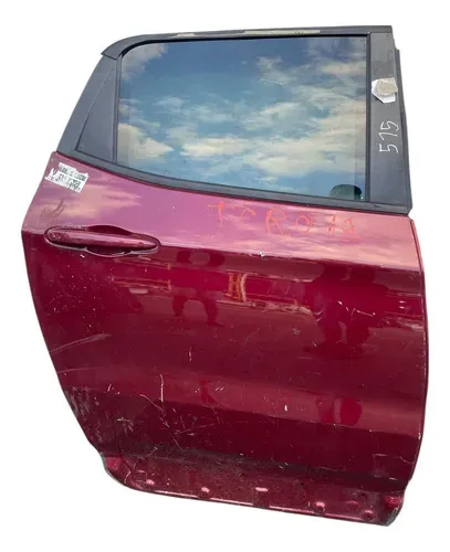 Porta Fiat Toro 2017/2019 Traseira Direita Vermelha