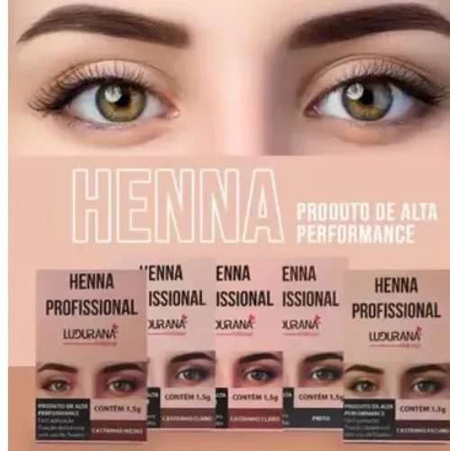 Henna Profissional - Ludurana - Preto