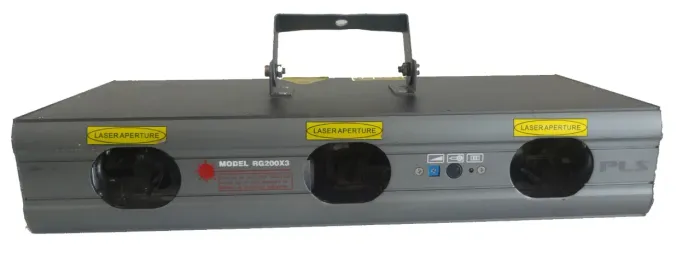 Laser profissional PLS Rg200 X3 profissional Iluminação Dj