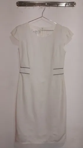 Vestido branco elegante