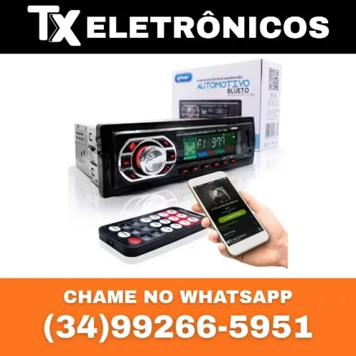 Som Automotivo para Carrro Rádio Bluetooth para Carro Pendrive Usb