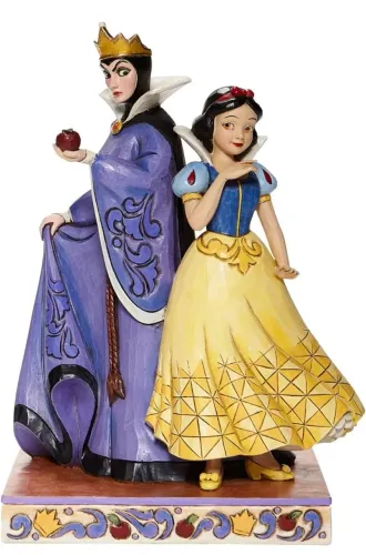 Estátua Branca de Neve e Rainha Ma - Disney - Enesco