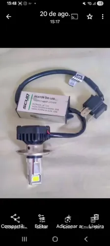 Lâmpada de Farol LED Universal Scud para Motocicletas