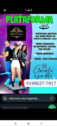 Plataforma 360,  cabine fotográfica ,totem fotos, chopeira 