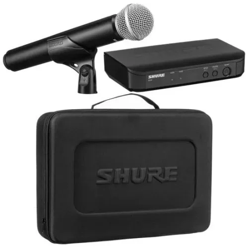 Microfone Shure BLX24/SM58 Sem Fio