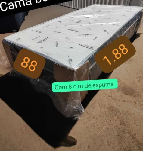 Cama Box Solt com 8cm de Espuma