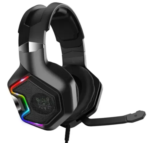 Fone de Ouvido Gamer + Microfone Com Fio Knup KP-489 + Redução de Ruídos