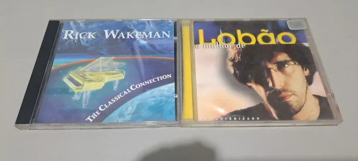 CDs Rick Wakeman e Lobão 100,00 cada.