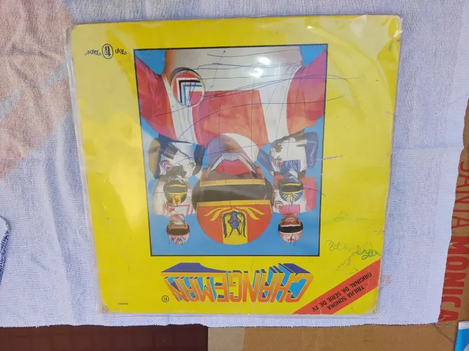 Coleção Discos de Vinil Jaspion, Changeman e Capitão Aza, original da época. Envio qq loca