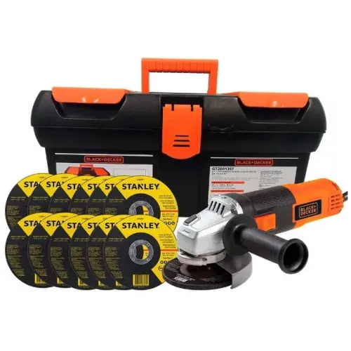 ESMERILHADEIRA BLACK DECKER 820W C/13 DISCOS C/MALETA 220V 