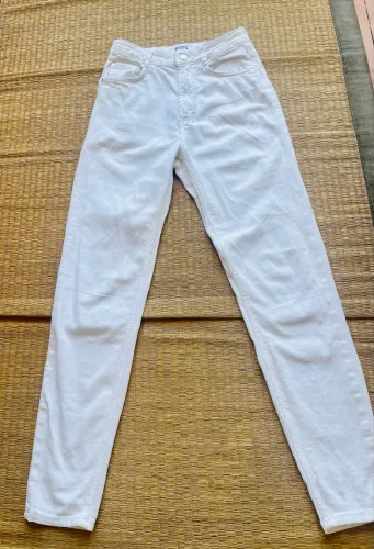Calça branca zara 36