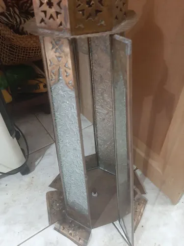 Lampião de metal antigo 200anos SOMENTE hoje esse preço 