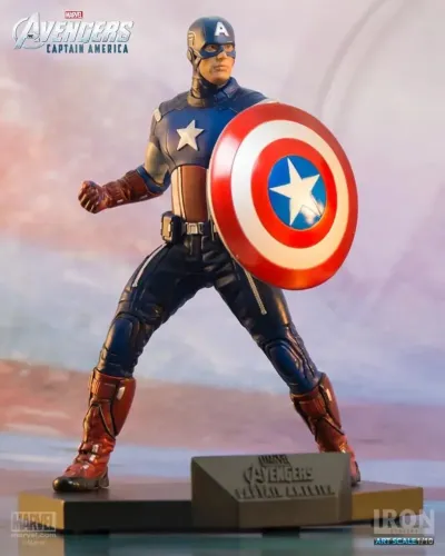 Estátua Capitão América Vingadores 1 1/10 - Iron Studios
