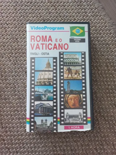 2 VHS Roma + Vaticano e Paris