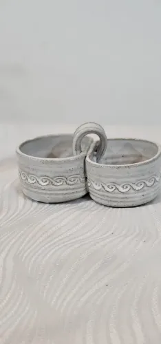 Potinho de cerâmica artesanal 
