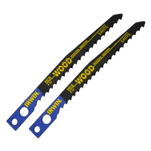 Jogo de Lâminas para Serra Tico-Tico para Madeira 8 Dentes 84mm 2 Peças Irwin IW14071