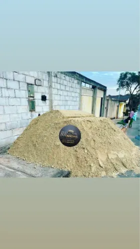 Areia De Esmeralda Amarelinha e Branca