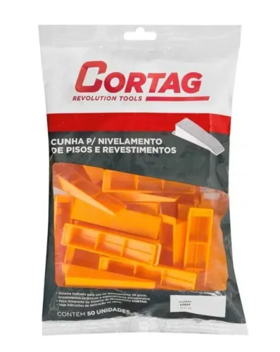 Cunhas para Nivelamento de Pisos e Revestimentos - 50 unidades