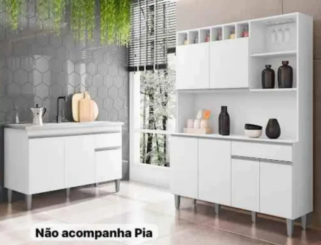 Armário de Cozinha Branco - Novo