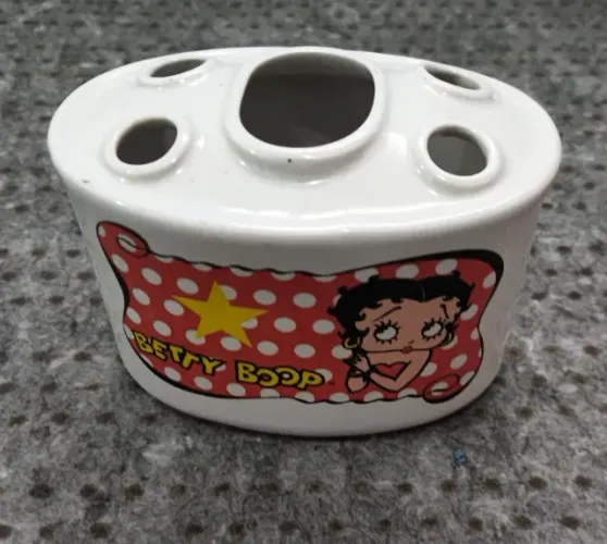 Betty Boop porta escova e pasta