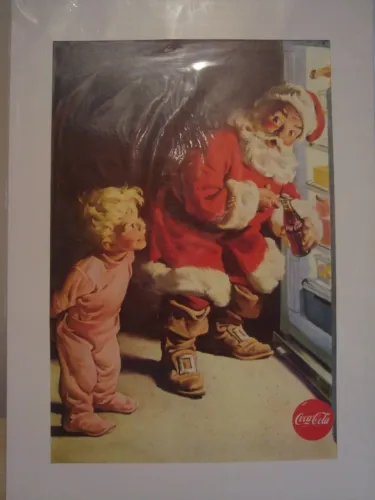 Pôster Papai Noel Coca Cola