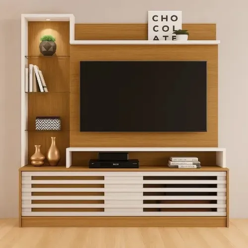 NOVA estante HOME em estoque para TVS de até 55 polegadas