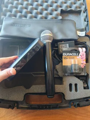 Microfone Sem Fio Shure BLX24/SM58 - Original - Frequência Homologada Anatel 