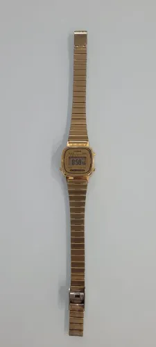 Relógio Casio Dourado Vintage Digital