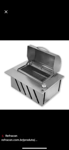 Churrasqueira Refracon NOVA - Nunca Usada - Película de Fábrica - Itapiruba/SC
