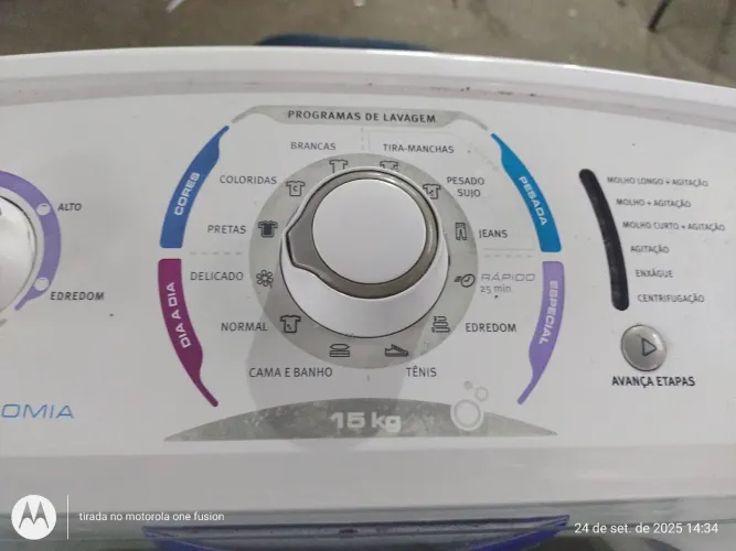 LAVADORA ELECTROLUX LTD15 KLS 220V