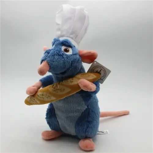 Rato de Pelúcia Remy Chef do filme Ratatouille 30cm