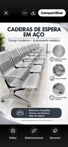 Longarina em aço inox marca multimix