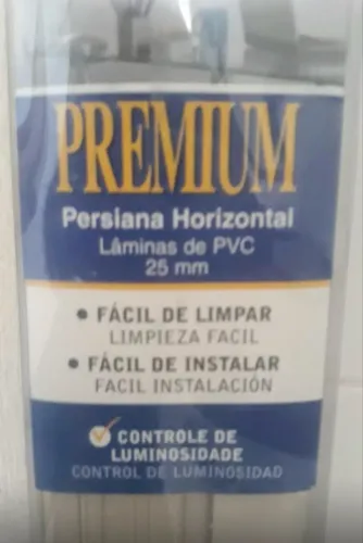 Persiana horizontal PVC 25mm