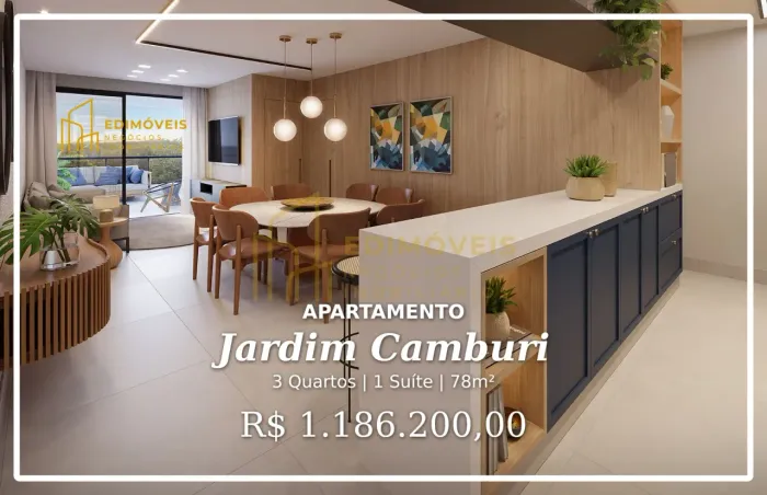Seu Novo Lar: Apartamento de 3Q com Varanda Gourmet em Jardim Camburi