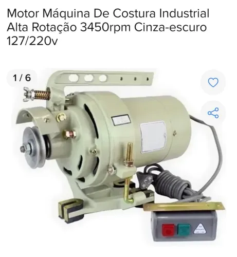 Motor Máquina de Costura Industrial