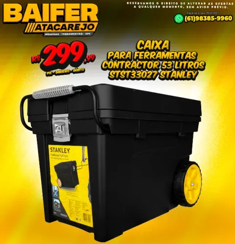 Caixa De Ferramentas Contractor 53 Litros STST33027 Stanley