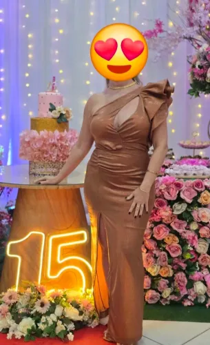 Vestido longo de festa