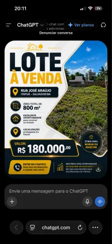 Terreno grande a vendo no Km17