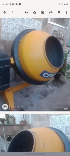 Vendo betoneira semi nova usada poucas vezes por 3.500 reais