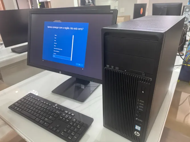 Workstation HP Z240 Intel xeon SSD 500gb memória 8gb